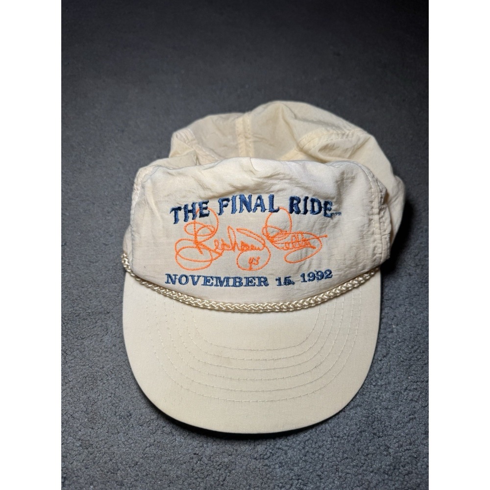 Vintage Richard Petty The‎ Final Ride 1992 NASCAR Rope Hat Snapback Otto Cap